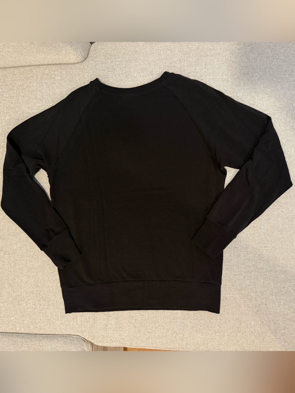 Icebreaker Tabi Realfleece Sweat Crewe, Black, M, EUC - Picture 3 of 6